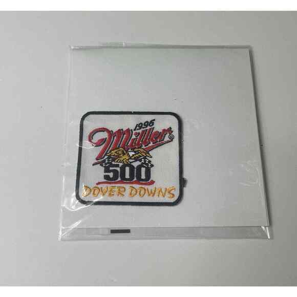 NASCAR PATCH 1996 MILLER 500 DOVER DOWNS PATCH 3" - Picture 3 of 3